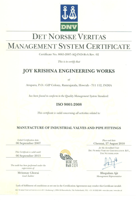 Valves Manufacturer in Kolkata West Bengal India